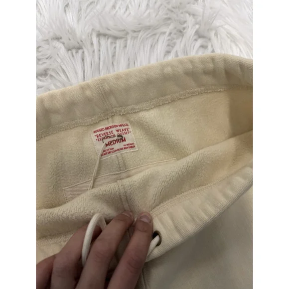 BRONSON USA SHIP 1950s 20.5 oz Terry Cloth Reverse Weave Men’s Sweatpants M - Picture 5 of 8